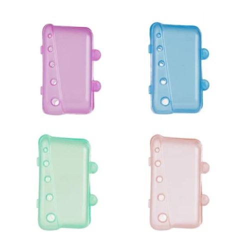 Huse de plastic pentru periute de dinti, Life Time, 4 bucati
