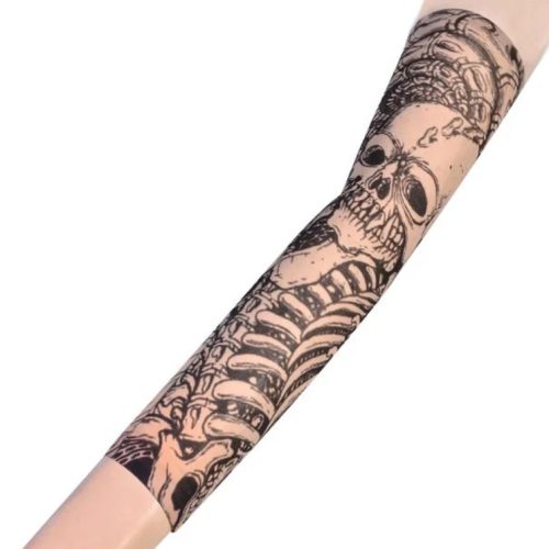 Accesoriu deghizare maneca cu tatuaj craniu