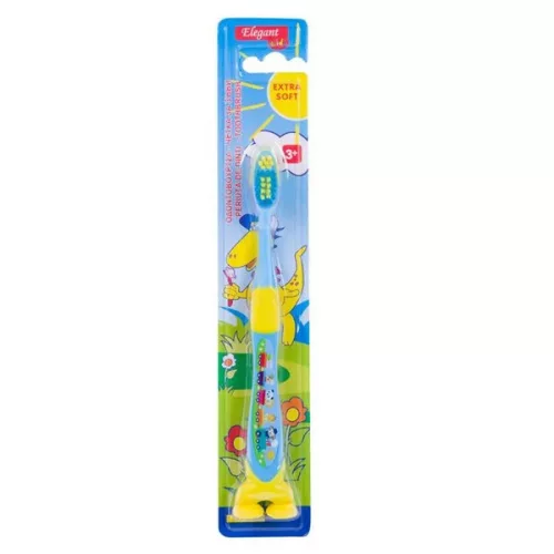 Periuta de dinti pentru copii, Elegant Kids, extra soft, albastra