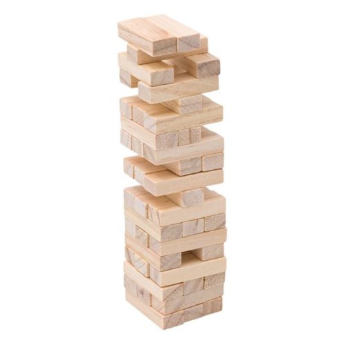 Joc de societate Turnul Instabil (Tumblin Tower), 45 piese de lemn