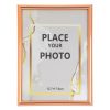 Rama foto decorativa rose gold, 13 x 18 cm