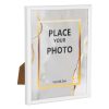 Rama foto decorativa alba, 15 x 20 cm