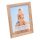 Rama foto decorativa,  model efect de lemn deschis, 15 x 20 cm