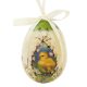 Ou decorativ de Paste, pictat pui mesaj ”Spring", 7.5 cm