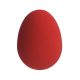 Jucarie Oul saltaret, aspect realistic, 6 cm, plastic, rosu