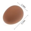 Jucarie Oul saltaret, aspect realistic, 6 cm, plastic, rosu