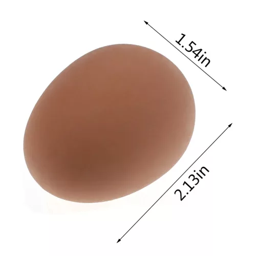 Jucarie Oul saltaret, aspect realistic, 6 cm, plastic, rosu