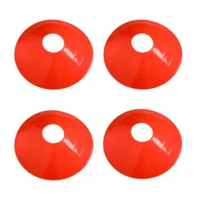   Discuri pentru antrenament, din plastic, 19 cm, portocalii, 4 bucati