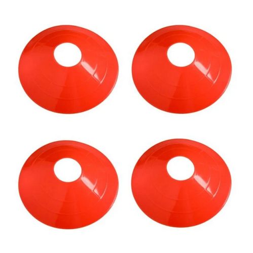 Discuri pentru antrenament, din plastic, 19 cm, portocalii, 4 bucati