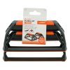 Manere pentru flotari Liveup, 18 x 11 x 9 cm, negre/portocalii - 2 buc
