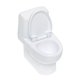   Ascutitoare, design vas de toaleta, capac mobil, 4.5 x 3 x 4.5 cm