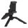 Mini trepied universal pentru telefoane si camere foto, negru