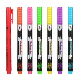Set 7 carioci creta lichida, varf 1 mm, culori intense