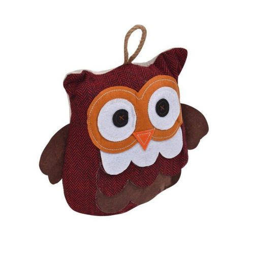 Opritor usa bufnita, bordo, 19 x 22 cm