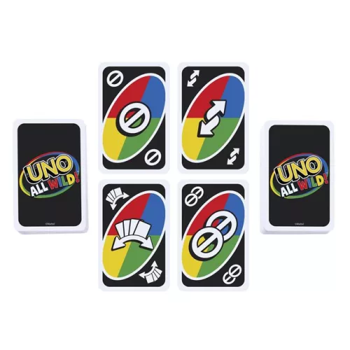 Joc de Societate UNO Carti All Wild - Mattel