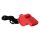 Fluier plastic pentru antrenament, rosu