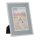 Rama foto decoratia din sticla, oglinda argintie cu glitter, 10 x 15 cm