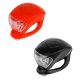 Set 2 lumini pentru bicicleta din silicon, alba si rosie