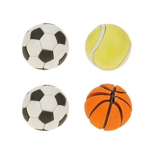 Set radiere 3D, in forma de mingi, 2.5 cm, 4 bucati