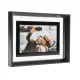 Rama foto decorativa cu fotografia ta, negru/transparent, plastic, 22 x 17 cm