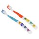Periute de dinti cu model monstri pentru copii, extra soft, 2 bucati