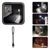 Mini lampa LED cu alimentare prin port USB, flexibila, neagra