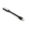 Mini lampa LED cu alimentare prin port USB, flexibila, neagra