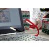 Mini lampa LED cu alimentare prin port USB, flexibila, neagra
