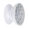 Suport telefon mobil tip popsocket, model confetti holografic