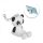 Suport/stand de birou pentru telefon mobil Panda, prindere tip breloc, 3.5 x 3.5 x 5 cm