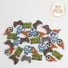 Set 30 decoratiuni spite bicicleta, model gamer, footbal, skull
