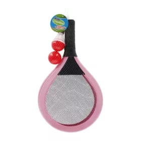   Badminton - set rachete, mingi, fluturas, 14+ ani, MegaCreative, roz