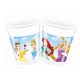 Disney Princess set pahare de plastic 200ml 8 bucăţi