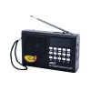 Radio portabil JOC -KK9, MP3, microSD/USB,FM, afisaj electronic, acumulator 2000 mAH, negru