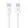 Cablu de date si incarcare Type-C to Type-C JXL-232, 18W, alb