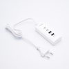 Incarcator casa Elworld JXL-255, 4 porturi (2 x USB, 2 x PD), cablu prelungitor 1 metru, alb