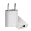 Incarcator casa cu port USB, 1A, dimensiuni reduse, alb