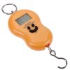 Cantar electronic de mana JY-03, portabil, maxim 40 kg, portocaliu