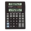 Calculator de birou KADIO KD-8122TX,  12 caractere, 2 ecrane LED, negru