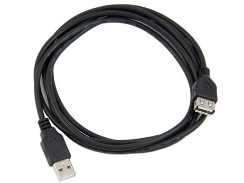 Prelungitor cablu USB, 2 metri, negru
