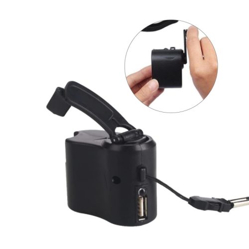 Incarcator de urgenta cu dinam pentru telefon/tableta cu port USB
