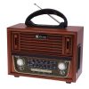 Radio portabil KTF-1422, MP3, USB/TF, Bluetooth, FM/AM/SW1-2, Led RGB, acumulator