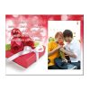 Rama foto decorativa din sticla, cu fotografia ta, mesaj Te iubesc 1
