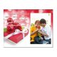 Rama foto decorativa din sticla, cu fotografia ta, mesaj Te iubesc 1