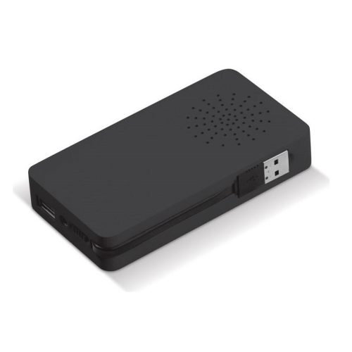 Boxa Bluetooth® 3W cu baterie externa 2000 mAH incorporata, neagra