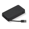 Boxa Bluetooth® 3W cu baterie externa 2000 mAH incorporata, neagra