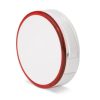 Hub USB 2.0, 4 porturi, 7.5 cm, alb/rosu
