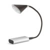 Lampa LED alimentare USB cu boxa Bluetooth incorporata, 40 cm, 2W, neagra