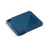 Mini baterie externa 1200 mAH, prindere breloc, cablu MicroUSB inclus, albastra