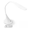 Lampa LED LuxoLight, gat flexibil, alimentare baterii sau cablu MicroUSB, alba